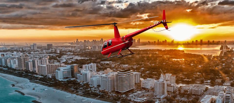 Book your Miami: Private Sunset Helicopter Tour experience today. Discover upcoming events, exciting activities, tours, places to eat, places to stay, and fun things to do in Miami, Florida with PartyFixx.co.