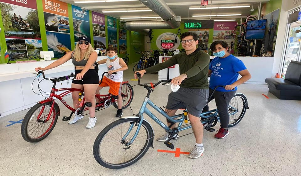 Book your Miami: South Beach Tandem Bike Rental experience today. Discover upcoming events, exciting activities, tours, places to eat, places to stay, and fun things to do in Miami, Florida with PartyFixx.co.