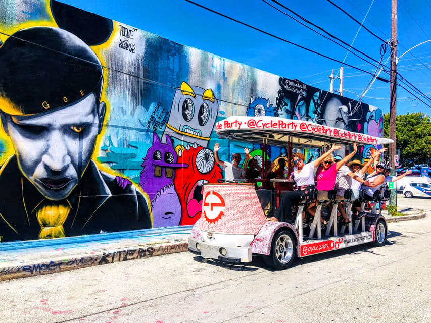 Book your Miami: Wynwood Party Bike Bar Crawl experience today. Discover upcoming events, exciting activities, tours, places to eat, places to stay, and fun things to do in Miami, Florida with PartyFixx.co.