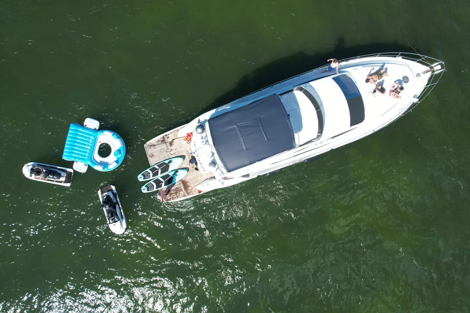 Book your Miami Yacht Rental with Jetski, paddleboards, Inflatables experience today. Discover upcoming events, exciting activities, tours, places to eat, places to stay, and fun things to do in Miami, Florida with PartyFixx.co.