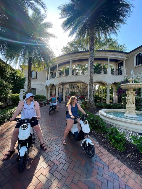 Book your Naples Florida: Downtown Electric Moped Tour experience today. Discover upcoming events, exciting activities, tours, places to eat, places to stay, and fun things to do in Naples, Florida, Florida with PartyFixx.co.