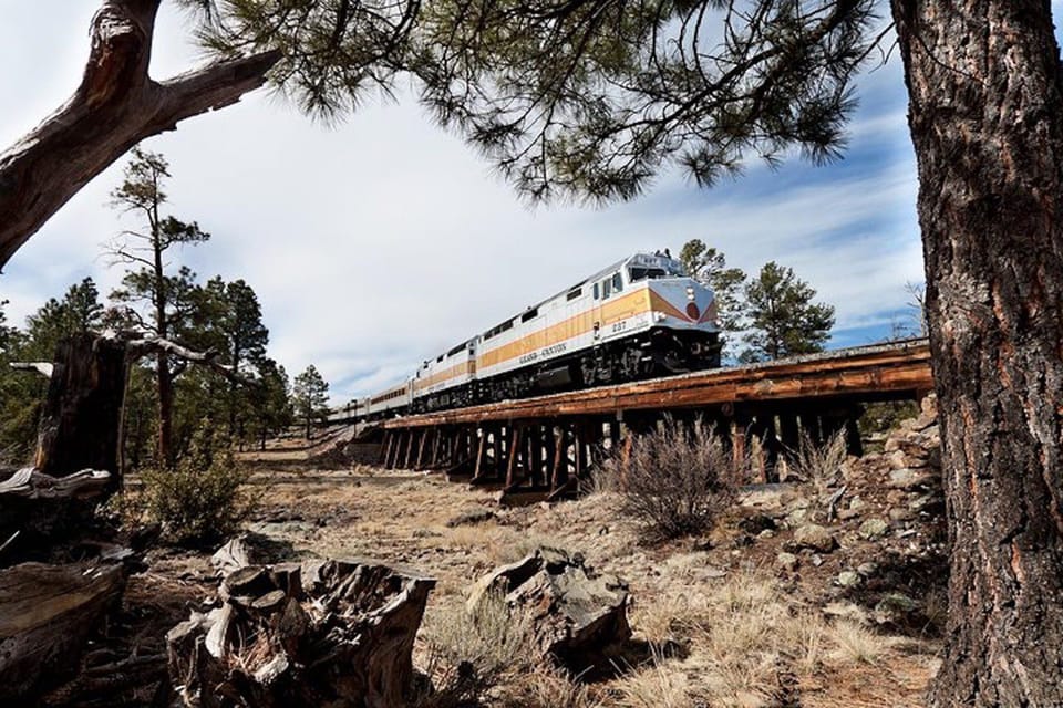 Book your Sedona, AZ: Grand Canyon Guided Tour and Historic Railway experience today. Discover upcoming events, exciting activities, tours, places to eat, places to stay, and fun things to do in Cameron Trading Post, Arizona with PartyFixx.co.