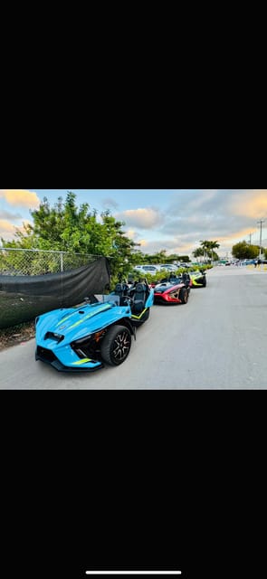 Book your Slingshot Polaris Rentals experience today. Discover upcoming events, exciting activities, tours, places to eat, places to stay, and fun things to do in Miami, Florida with PartyFixx.co.