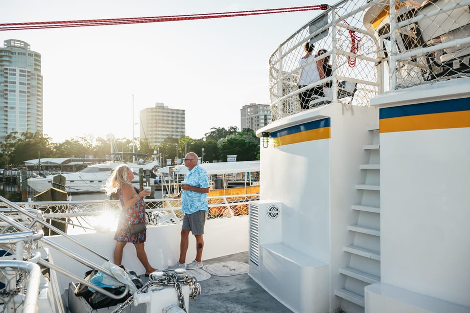 Book your St. Petersburg: Sunset Cruise with Sunshine Skyway Bridge experience today. Discover upcoming events, exciting activities, tours, places to eat, places to stay, and fun things to do in St. Petersburg, Florida, Florida with PartyFixx.co.