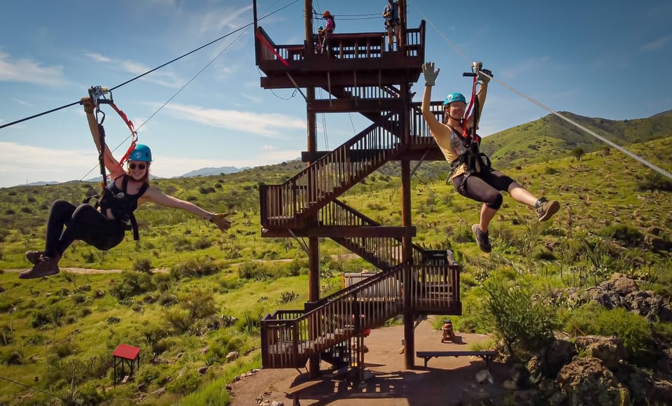 Book your Tucson: 5-Line Zipline Course in the Sonoran Desert experience today. Discover upcoming events, exciting activities, tours, places to eat, places to stay, and fun things to do in Tucson, Arizona with PartyFixx.co.