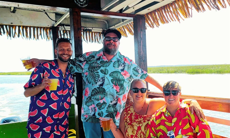 Book your Tybee Island: Tiki Boat Sightseeing Cruise experience today. Discover upcoming events, exciting activities, tours, places to eat, places to stay, and fun things to do in Tybee Island, Georgia with PartyFixx.co.